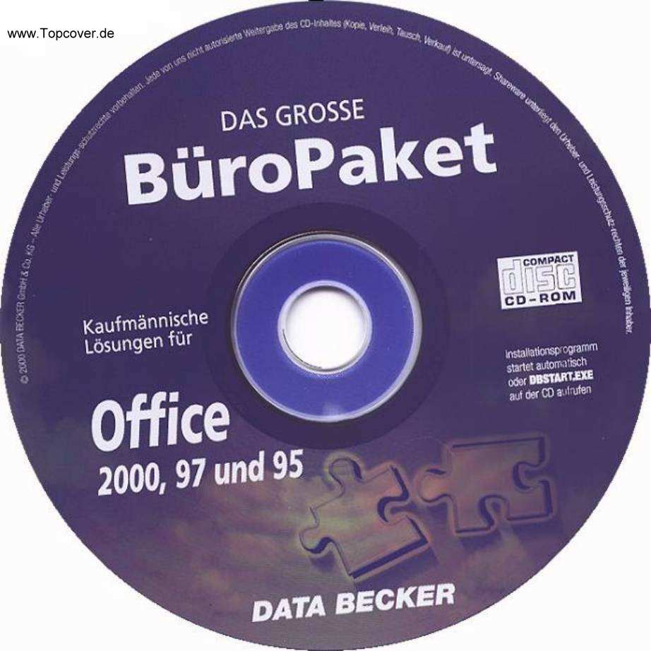 data becker das grosse bueropaket office 2000 cd